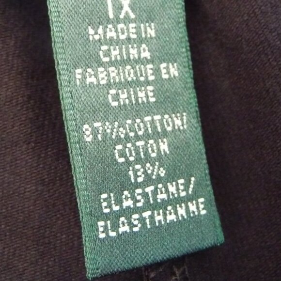 LAUREN ACTIVE CROPPED PANTS 1X STRETCH - Picture 8 of 8